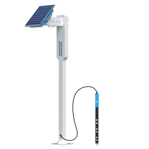 Smart Solar Powered Agricultural Soil NPK Moisture Monitor 24V Output IP68 Protection Real-Time Data Visualization for Precision