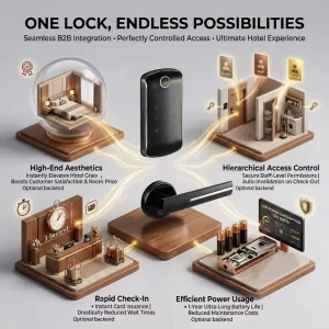 Smart Split Lock TT Lock App Card Password Keyless Smartlock IC Card Password Security Smart Door Lock