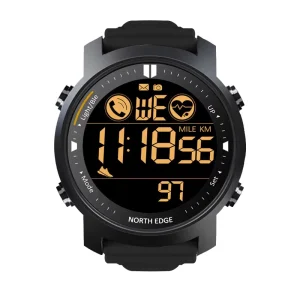 Smart Sports Metal Watch Heart Rate Waterproof Swimming Watch Calorie Consumption Tactical Watch