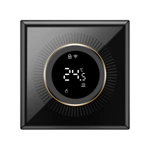 Smart TFT Knob WiFi Thermostat Tuya App Compatibility Modern 3A Ocean Smart Life for Hotel Floor Heating Parts Seven Color