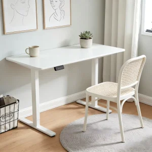 Smart Table Single Motor Electric Ergonomic Standing Adjustable Height Desk Home Office Modern Durable