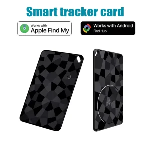 Smart Tag Card GPS Tracker for Apple & Google Find My Device Wallet Locator with Browsing History
