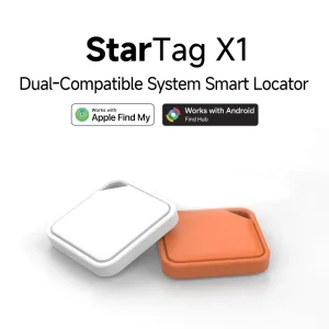 Smart Tag for AirTag Wireless GPS Tracker for IOS Bluetooth IPX6 Waterproof 1 Year Battery Life for Dogs Cats Small Animals