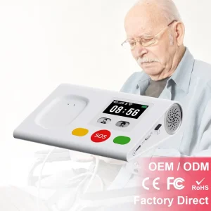 Smart Telecare System 4G SOS Call Button Fall Detection Sleep Tracker Alarm Clock Auto Phone Call Elderly Home Hotel Care App