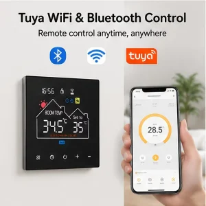 Smart Temp WiFi Thermostat Wall Timer NTC Boiler Floor Aircon Tuya WiFi Remote Voice Assistant
