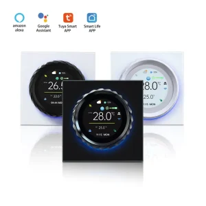 Smart Thermostat Air Conditioner Smart Switch Controller for Fan Coil and VRF Systems with Weekly Programming and Voice Control