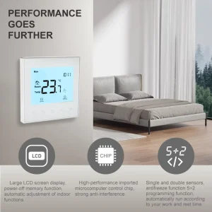 Smart Thermostat Floor Heating Programmable Thermostat Touch Screen Thermostat floor heating