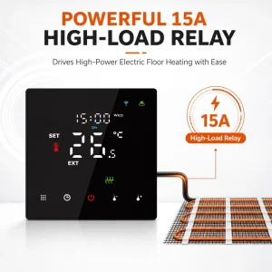 Smart Thermostat for Electric 16A LED Touch Screen Tuya ZigBee Thermostat Weekly Programmable Thermostat