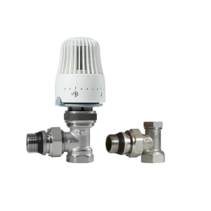 Smart Thermostatic Radiator Valve Floor Heating DN15 1/2” Nickel Thermostatic Valve Smart Thermostat Water Media Systems 110C