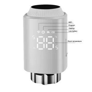 Smart Thermostatic Radiator Valve Modern Design Hydronic Heating System Eco Friendly CE ROHS Hotel Flexible Control