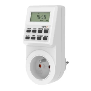 Smart Timer Socket with Billing Function 3 Outlets Plug with Socket for Different Countries