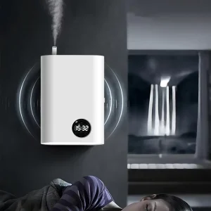Smart Timing Waterless Scent Air Freshener Machine 150ml Wall Mount Essential Oil Nebulizer Diffuser OEM for Hotel Home Bathroom