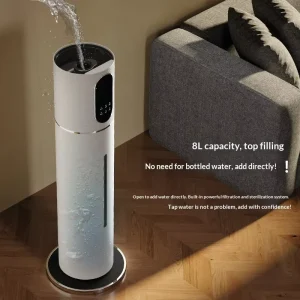 Smart Touch Ultrasonic Humidifier Home Bedroom Silent Timer Constant Humidity Hydrating Aromatherapy Floor Standing 6.1 10L