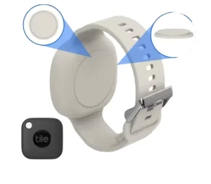 Smart Tracker Cartoon Bangle Bracelet 10mm Pin Buckle Silicone Watch Band Tile Mate Compatible Key Finder Locator
