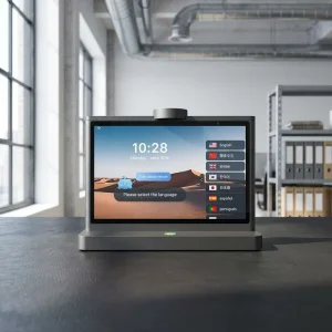 Smart Translator Business Simultaneous Interpretation Device Touch All in One Machine Dual Screens Multilingual Voice IPS