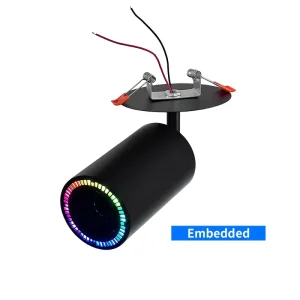Smart Tuya WiFi BT Dimmable LED Magnetic Track Light 48V 220V Music Speaker App Control Audio System Compatible