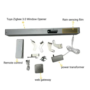 Smart Tuya Zigbee Electric Roof Window Opener Automatic Operation for Greenhouse Hotel Industrial Building