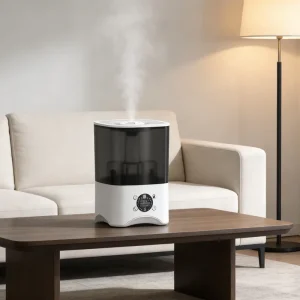 Smart Ultrasonic Humidifier Humidity Control Sterilization Aromatherapy >4.5L Capacity <36 DB Quiet Operation for Bedroom Home
