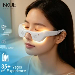 Smart Vibration Electric Portable Wireless Visible Mask Eye Massager Equipment Apparatus Device