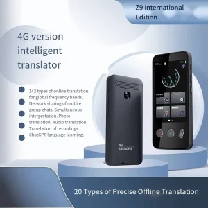 Smart Voice Translator Simultaneous Translation Photo Recording Offline Voice Translation for Business Travel