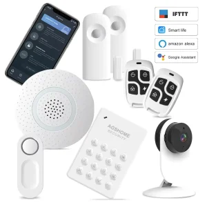 Smart WIFI 433Mhz Wireless Security Alarm System for Complete Home and Business Security Auto Dial and Free Massage