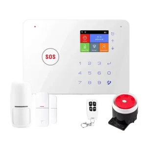 Smart WIFI GSM Security Home Alarm System Wireless Anti -Thief Burglar Alarm Work with Alexa Echo google Home IFTTT