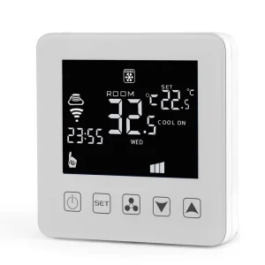 Smart WIFI Room Thermostat for Fan Coil System with Google Assistant and Amazon Alexa