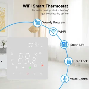 Smart WIFI Thermostat Digital Temperature Controller Thermostat with Temperature Control Electric Heater Thermostat