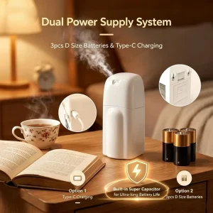 Smart Wall Mounted Waterless Scent Diffuser with 200ml air Diffuser for Home office