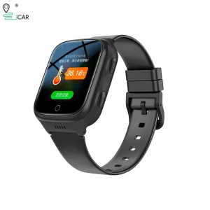 Smart Watch Blood Pressure Monitor Auto SOS Elderly Watch with Phone Android APP Two way Calling Waterproof Fall Detection