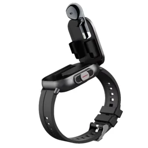 Smart Watch Earphone 2 in 1 TFT Magnetic Silica Gel Band Health Tracker BT Call IP65 Waterproof NFC Technology