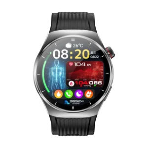 Smart Watch HD AMOLED Display AI Health Activity Tracker SpO2 Sleep Monitoring SOS Button Waterproof IP66 5-10 Days