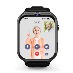 Smart Watch for Elderly Health Monitoring 4G Call GPS GNSS Tracking Heart Rate Blood Pressure Monitor Emergency SOS for Seniors