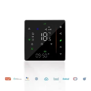 Smart Wi Fi Touch Screen Thermostat Heating Element Control Temperature Gas Boiler Floor Systems Type Air Conditioning Square