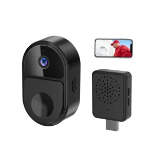 Smart WiFi 3 7MP Video Doorbell 1080P HD Night Vision Two Way Talk Rechargeable with Indoor Chime