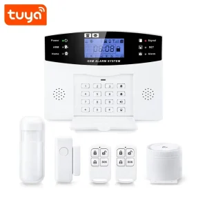 Smart WiFi 4G 200 Wireless & 8 Wired Zones GSM Home Alarm Security System Kit with App Control