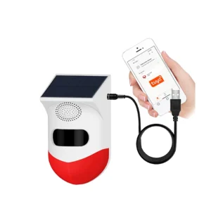 Smart WiFi App Control Infrared Detector Alarm System Solar Siren Outdoor PIR Waterproof Home Security RF433 Remote Control