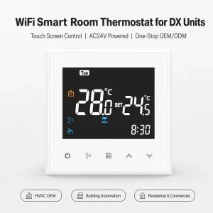 Smart WiFi Compressor DX Unit Room Thermostat HVAC Air Conditioner Temperature Controller with Tuya APP Remote Control