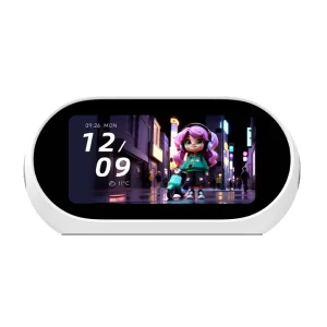 Smart WiFi Desktop Control Panel Alexa Built in Tuya Compatible Smart Home Control Screen with Clock