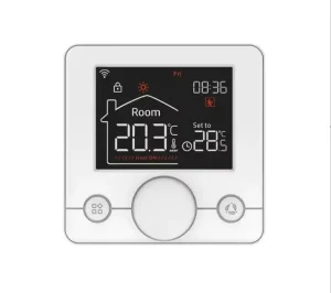 Smart WiFi Electric Thermostat Housing Cover with Full color LCD Screen Thermostat