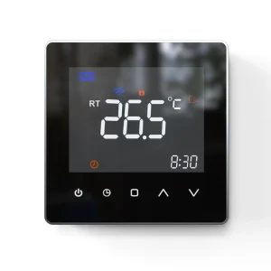 Smart WiFi Electric Underfloor Heating Thermostat with Touch Screen Large VA LCD Weekly Programmable and Child Lock