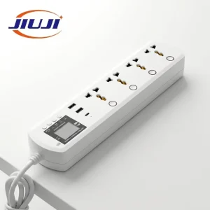 Smart WiFi Ennergy Monitoring Extension Socket VA Protection Power Strip WIFI with Temperature Ntc Sensor JJSVA-QC4LW