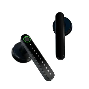 Smart WiFi Fingerprint Door Lock Low MOQ Biometric Digital Handle for Residential Commercial Ready to Ship Global