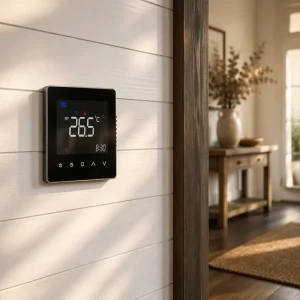 Smart WiFi Floor Heating Thermostat Color LCD Touch Screen Programmable Room Temperature Controller for Electric Heating