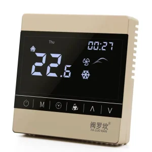 Smart WiFi Modbus 485 Flexible Thermostat Digital LCD Temperature Controller Central Air Conditioning Fan Coil Unit FCU FALUOKAN