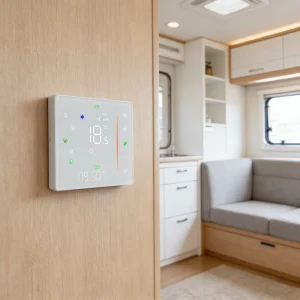 Smart WiFi Programmable RV Thermostat with Easy Install 12V
