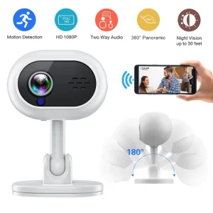 Smart WiFi Security Camera HD 1080P Wireless Home IP Camera Two Way Audio Network CCTV Video Monitoring Cam