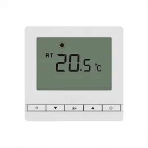 Smart WiFi Thermostat 433MHz RF Wireless Split, Thermostat Two AA Batteries One-click Out Mode