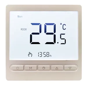 Smart WiFi Thermostat Electric Floor Heating ABS Flexible Modern Design Programmable Water Resistant Eco-Friendly Apartment