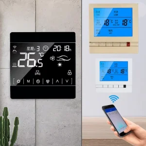 Smart WiFi Thermostat Underfloor Heating Programmable Room Temperature Controller LCD APP Remote Alexa Google Home 16A Electric
